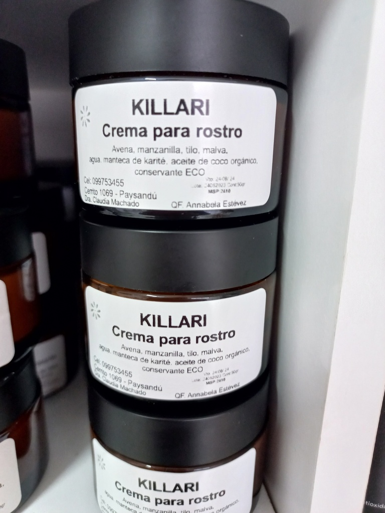 CREMA ROSTRO DE AVENA 50gr